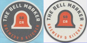 beer coaster from BellRinger Brewing Company ( CA-BELL-2 )