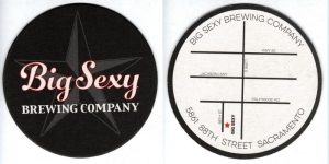 beer coaster from Big Stump Brew Co. ( CA-BGSX-2 )