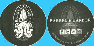 beer coaster from Barrel Head Brewhouse  ( CA-BHAR-4 )