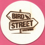 beer coaster from Bison Brewing (Bison Organic Beer) ( CA-BIRD-2 )