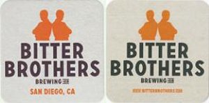 beer coaster from Bittersweet Brewing Co. ( CA-BITB-1 )