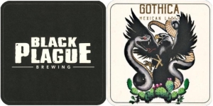 beer coaster from Black Sands Brewery ( CA-BKPL-4 )