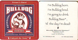 beer coaster from Burgeon Beer Co. ( CA-BLDG-1 )