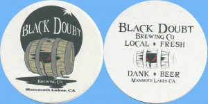 beer coaster from Black Gold Brewing Co.  ( CA-BLKD-2 )