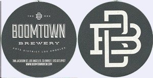 beer coaster from Booth Brewing Company, The ( CA-BOOM-1 )