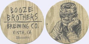 beer coaster from Border X Brewing ( CA-BOOZ-2 )