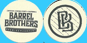 beer coaster from Barrel Harbor Brew Co. ( CA-BRBR-1 )