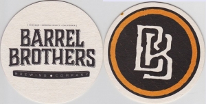 beer coaster from Barrel Harbor Brew Co. ( CA-BRBR-2 )