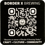 beer coaster from Boring Rose Brewing Co. ( CA-BRDX-2 )