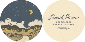 beer coaster from Breakwater Brewing Co.  ( CA-BREV-1 )