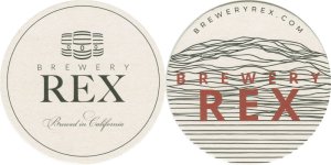 beer coaster from Rhino Chasers ( CA-BREX-1 )