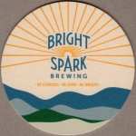 beer coaster from Broken Drum Brewery ( CA-BRIG-1 )