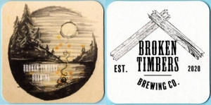 beer coaster from Brothers Brewing Co. ( CA-BROE-2 )