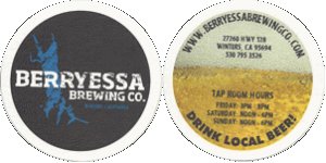 beer coaster from Best Day Brewing ( CA-BRSA-3 )