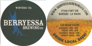 beer coaster from Best Day Brewing ( CA-BRSA-5 )