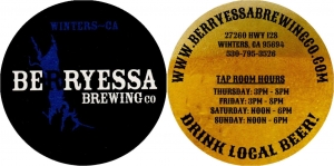 beer coaster from Best Day Brewing ( CA-BRSA-6 )