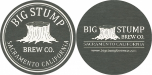 beer coaster from Big Trees Brewing Co ( CA-BSTM-2 )