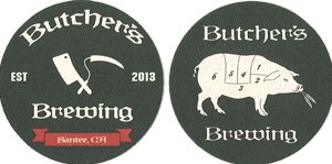 beer coaster from Butte Creek Brewing ( CA-BTCH-2 )