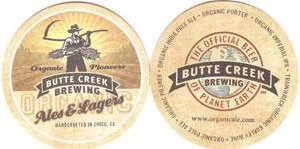 beer coaster from Butterfield Brewing Co.  ( CA-BTCK-6 )