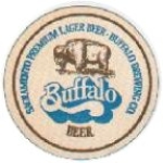 beer coaster from Buffalo Brewing Company ( CA-BUFO-1 )