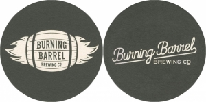 beer coaster from Burning Beard Brewing Co. ( CA-BURB-2 )