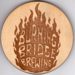 beer coaster from Buster’s Brewery ( CA-BURR-1 )