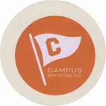 beer coaster from Canyon Club Brewery ( CA-CAMU-1 )