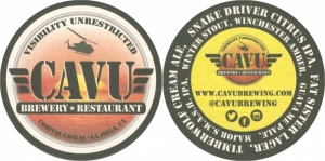 beer coaster from Cayucos Beer Co. ( CA-CAVU-1 )