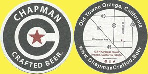 beer coaster from Chau Tien U.S.A. (Asian American Brewing Co.) ( CA-CHAP-1 )