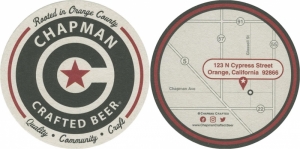 beer coaster from Chau Tien U.S.A. (Asian American Brewing Co.) ( CA-CHAP-2 )