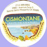 beer coaster from City of Angels Brewing Co. ( CA-CISM-1 )