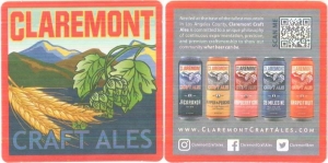 beer coaster from Clayton Brewing Co.  ( CA-CLAR-4 )