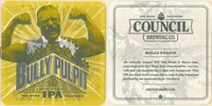 beer coaster from Country Club Brewery & Restuarant ( CA-CNCL-3 )