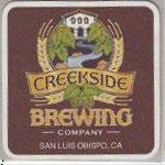 beer coaster from Creston Brewing Co ( CA-CREE-1 )