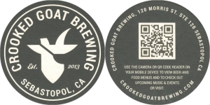 beer coaster from Crooked Lane Brewing Co.  ( CA-CRKG-2 )