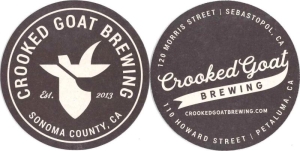 beer coaster from Crooked Lane Brewing Co.  ( CA-CRKG-3 )