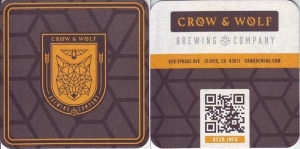 beer coaster from Crown City Brewery ( CA-CROW-2 )