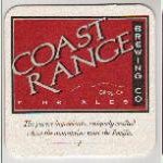 beer coaster from Coastal Fog Brewing ( CA-CSRN-1 )