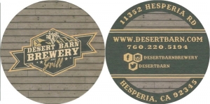 beer coaster from Desert Beer Company ( CA-DESE-1 )