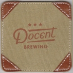 beer coaster from Dog Pawrk Brewing Co., The ( CA-DOC-2 )