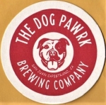 beer coaster from Dogleg Brewing Co. ( CA-DOGP-2 )