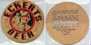 beer coaster from EDH Brewing Co.  ( CA-ECK-2 )