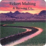 beer coaster from Eckerts (Louis Eckert) ( CA-ECKE-1 )