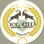 beer coaster from El Dorado (Valley) Brewing Co. ( CA-ELCI-1 )