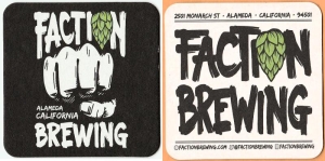 beer coaster from Fair Oaks Brew Pub ( CA-FACT-7 )