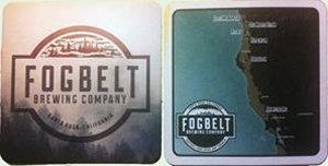 beer coaster from Fort Point Beer Co. ( CA-FGBL-1 )