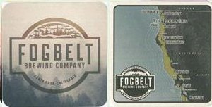 beer coaster from Fort Point Beer Co. ( CA-FGBL-3 )