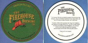 beer coaster from FireHouse Grill & Brewery ( CA-FIRE-2 )