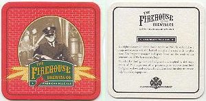 beer coaster from FireHouse Grill & Brewery ( CA-FIRE-4 )