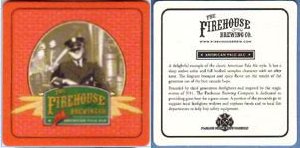 beer coaster from FireHouse Grill & Brewery ( CA-FIRE-4A )